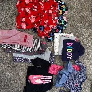14 pieces of 6 month through 12 month girls lot